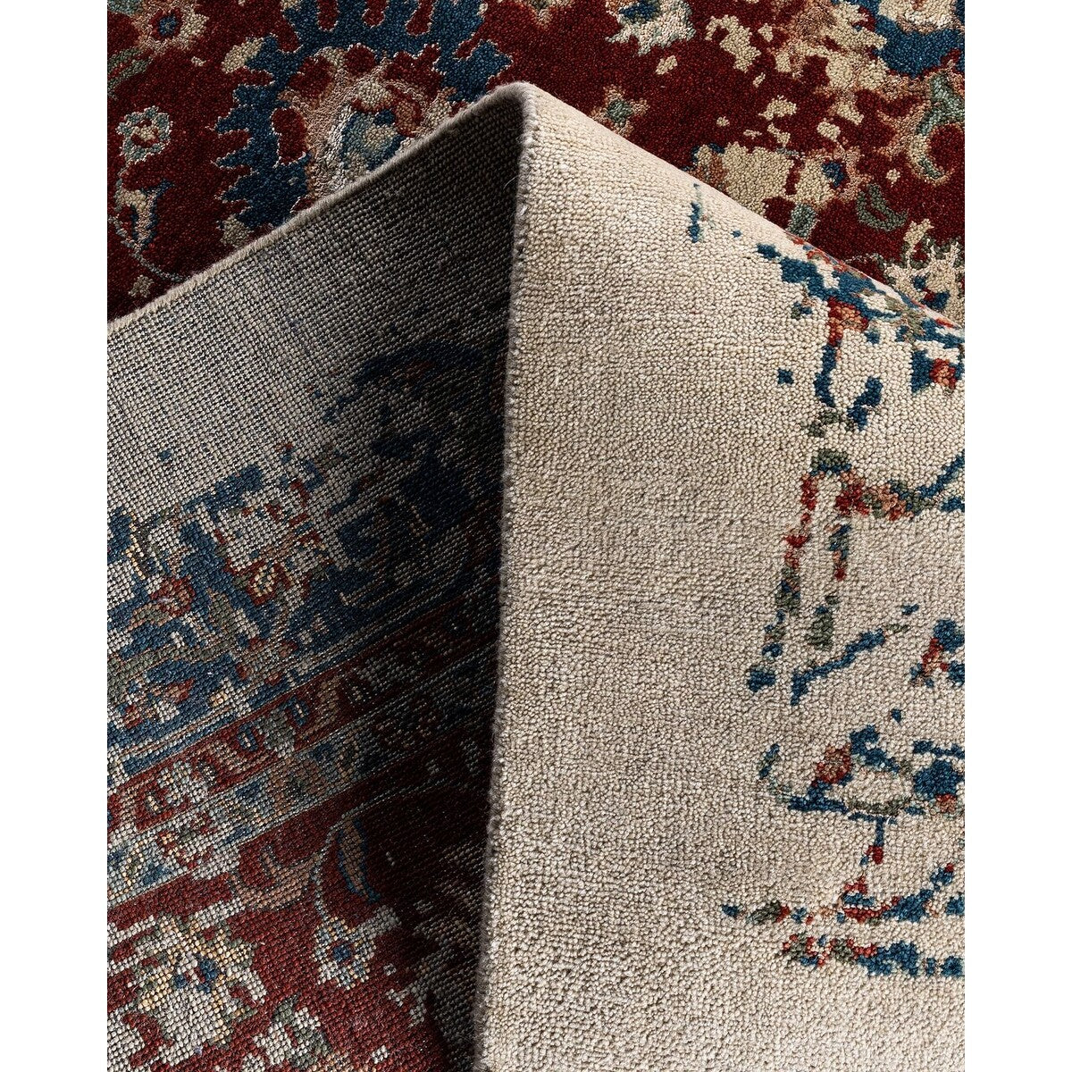 Ikat One-of-a-Kind Hand-Knotted Area Rug - Beige, 8' 1" x 10' 4" - 8' 1" x 10' 4"