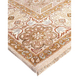 Ikat One-of-a-Kind Hand-Knotted Area Rug - Brown, 8' 0" x 10' 4" - 8' 0" x 10' 4"