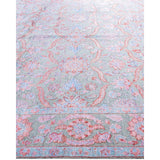 Ikat One-of-a-Kind Hand-Knotted Area Rug - Gray, 8' 3" x 10' 3" - 8' 3" x 10' 3"