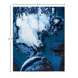 Ikat One-of-a-Kind Hand-Knotted Area Rug - Navy, 8' 3" x 10' 3" - 8' 3" x 10' 3"