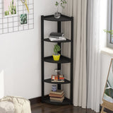 Corner Bookshelves Bookcase Shelves Storage Rack Bookshelf