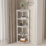 Corner Bookshelves Bookcase Shelves Storage Rack Bookshelf