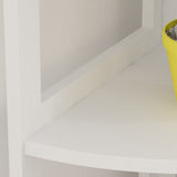 Corner Bookshelves Bookcase Shelves Storage Rack Bookshelf