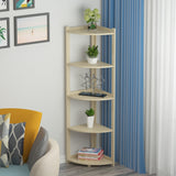 Corner Bookshelves Bookcase Shelves Storage Rack Bookshelf