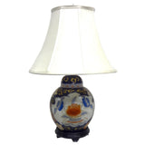 Imari Cover Jar Porcelain 1-light Gold Table Lamp