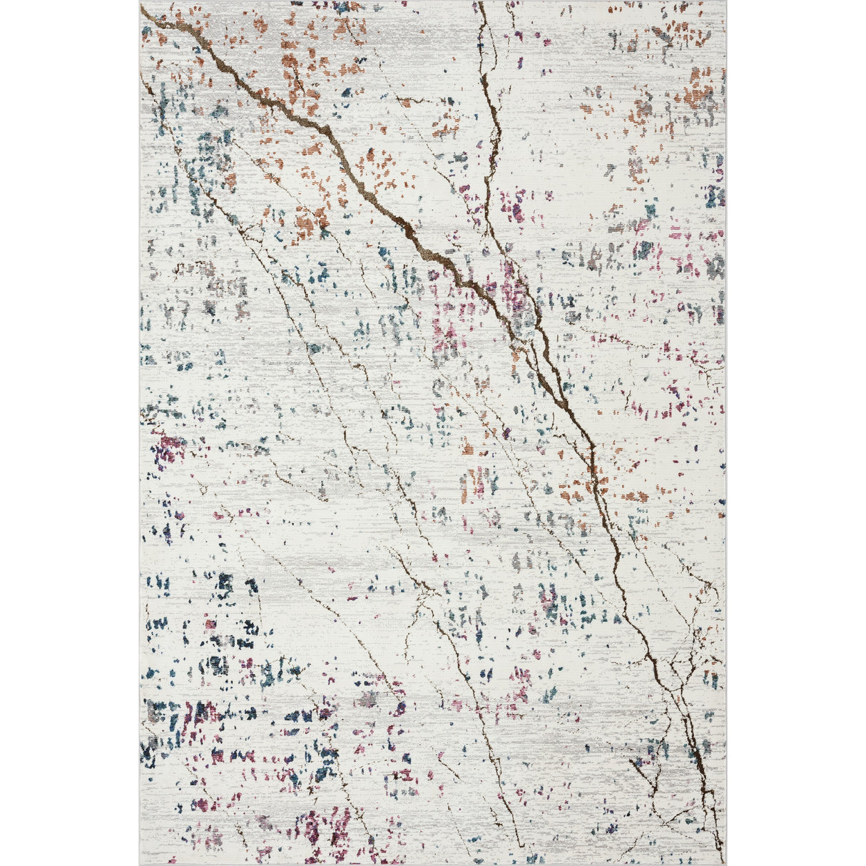 Sevita Abstract Prism Marble Area Rug