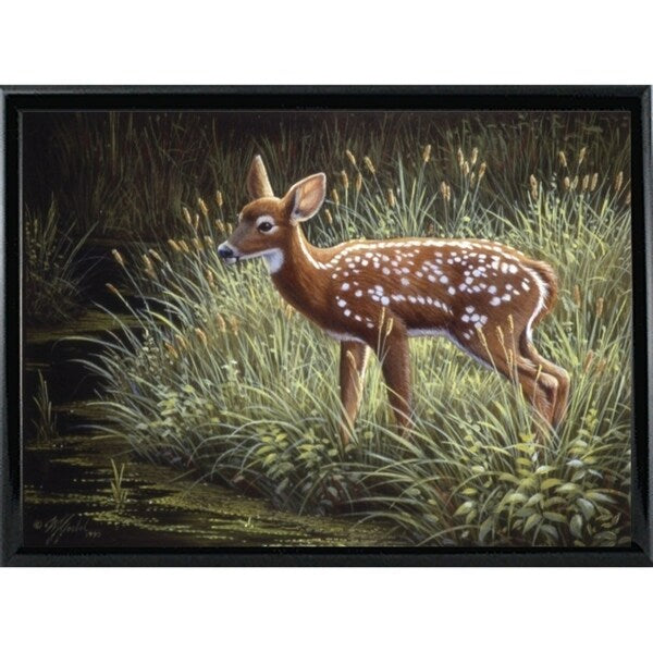 In The Tall Grass-WILGOE78983 Framed Print 16.25"x22.75" by Wilhelm Goebel