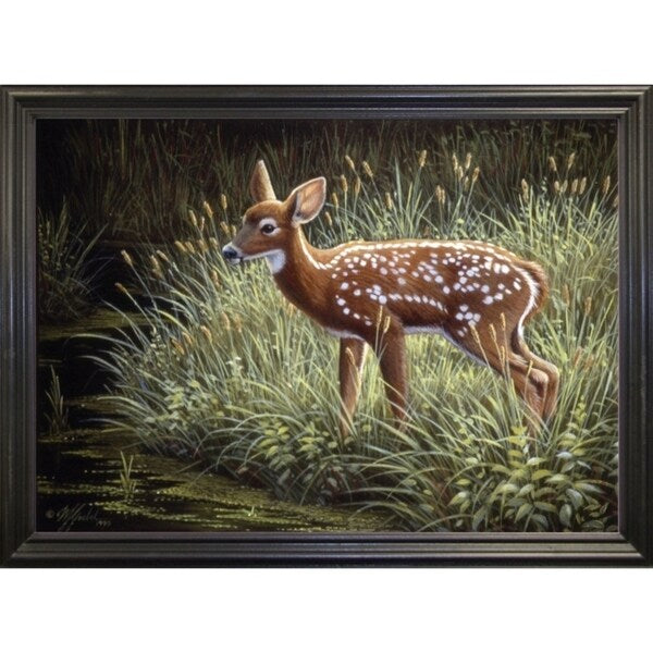 In The Tall Grass-WILGOE78983 Framed Print 16.25"x22.75" by Wilhelm Goebel