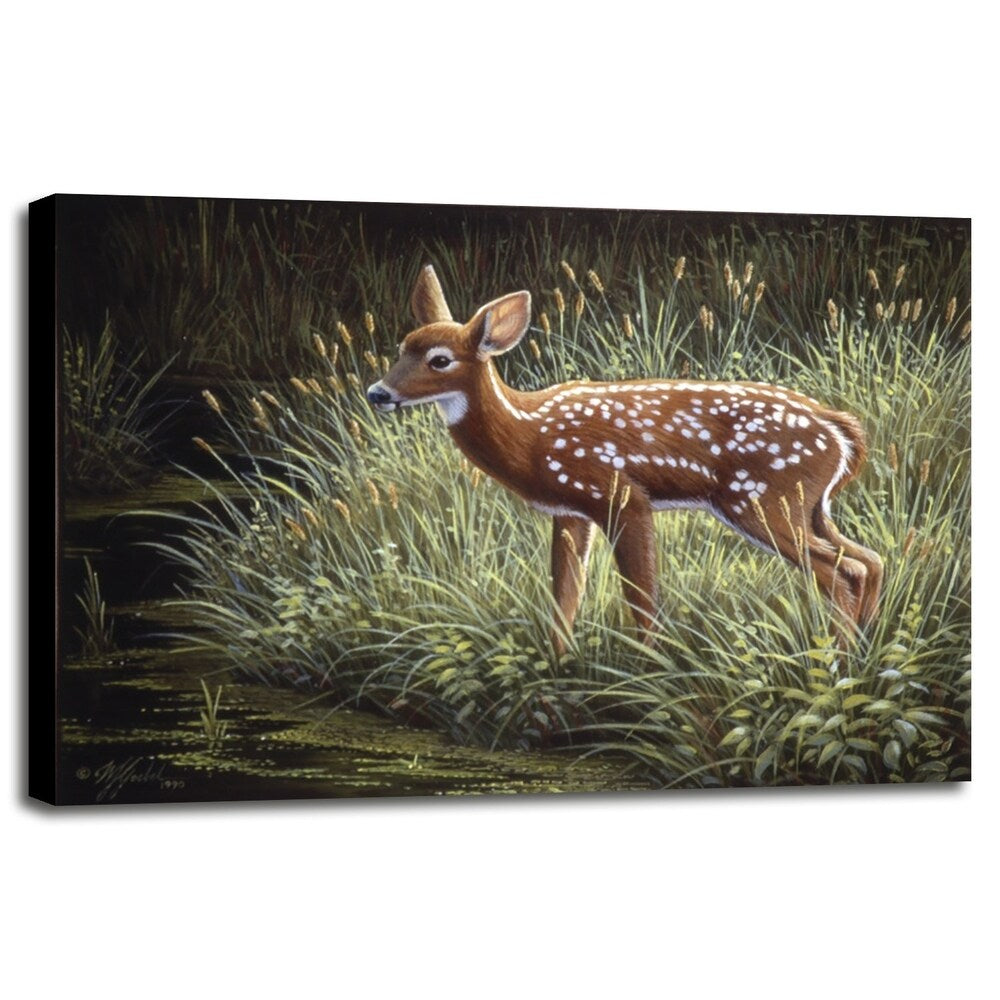 In The Tall Grass-WILGOE78983 Framed Print 16.25"x22.75" by Wilhelm Goebel