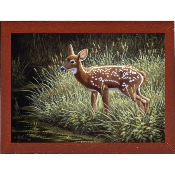 In The Tall Grass-WILGOE78983 Framed Print 16.25"x22.75" by Wilhelm Goebel