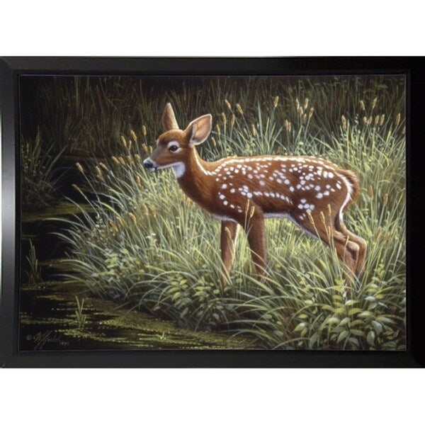 In The Tall Grass-WILGOE78983 Framed Print 16.25"x22.75" by Wilhelm Goebel