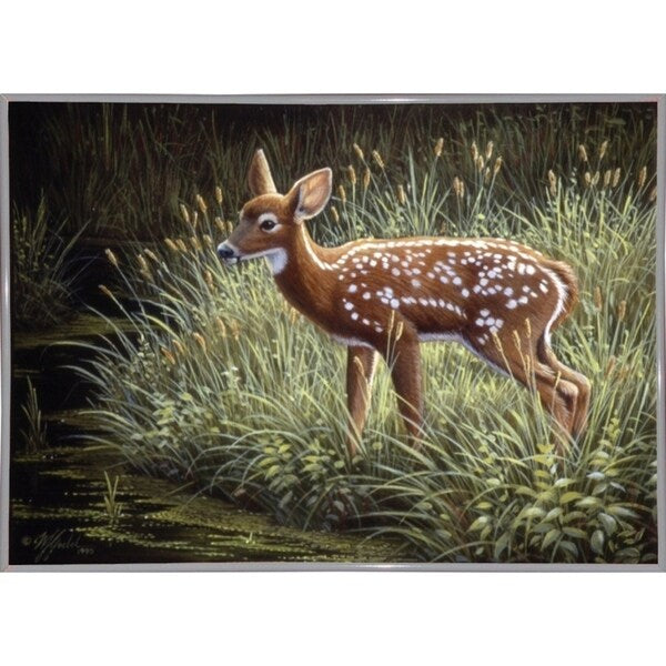 In The Tall Grass-WILGOE78983 Framed Print 16.25"x22.75" by Wilhelm Goebel