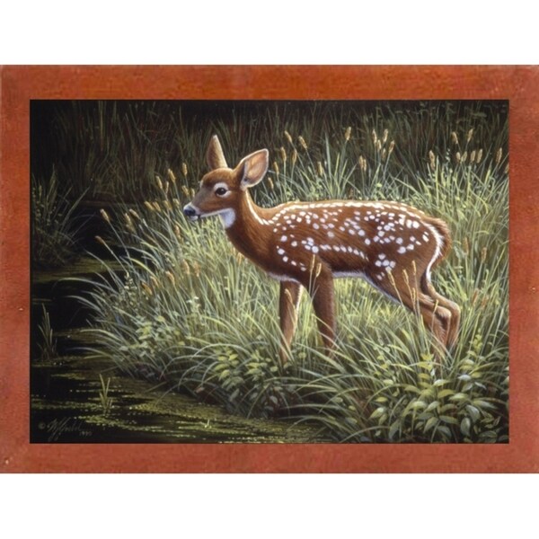 In The Tall Grass-WILGOE78983 Framed Print 16.25"x22.75" by Wilhelm Goebel