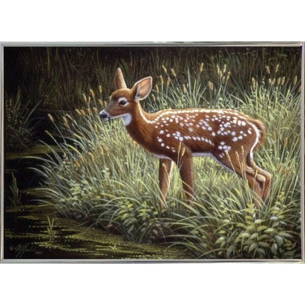 In The Tall Grass-WILGOE78983 Framed Print 16.25"x22.75" by Wilhelm Goebel