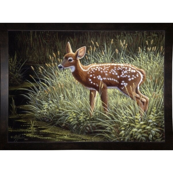 In The Tall Grass-WILGOE78983 Framed Print 16.25"x22.75" by Wilhelm Goebel