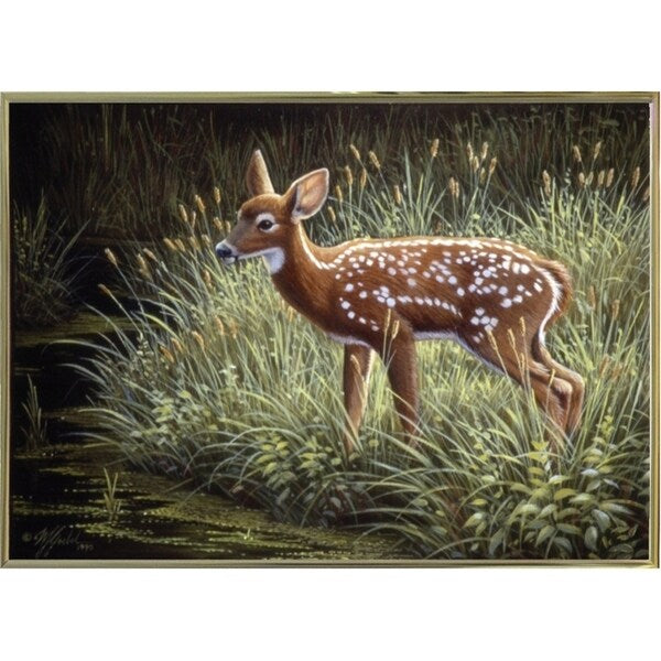 In The Tall Grass-WILGOE78983 Framed Print 16.25"x22.75" by Wilhelm Goebel