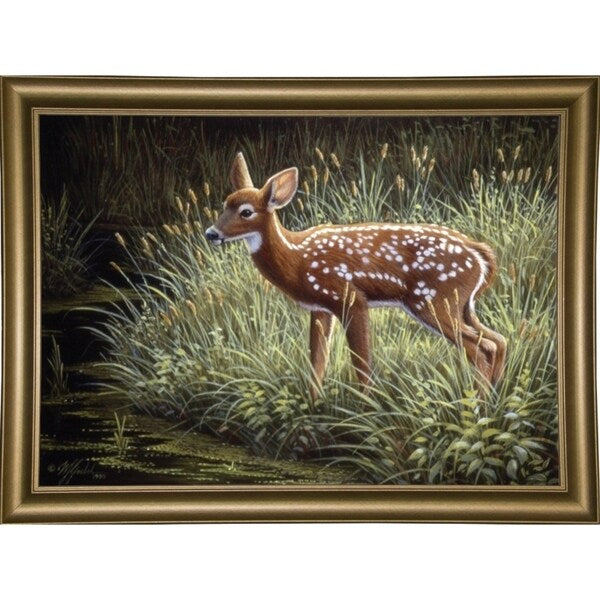 In The Tall Grass-WILGOE78983 Framed Print 16.25"x22.75" by Wilhelm Goebel