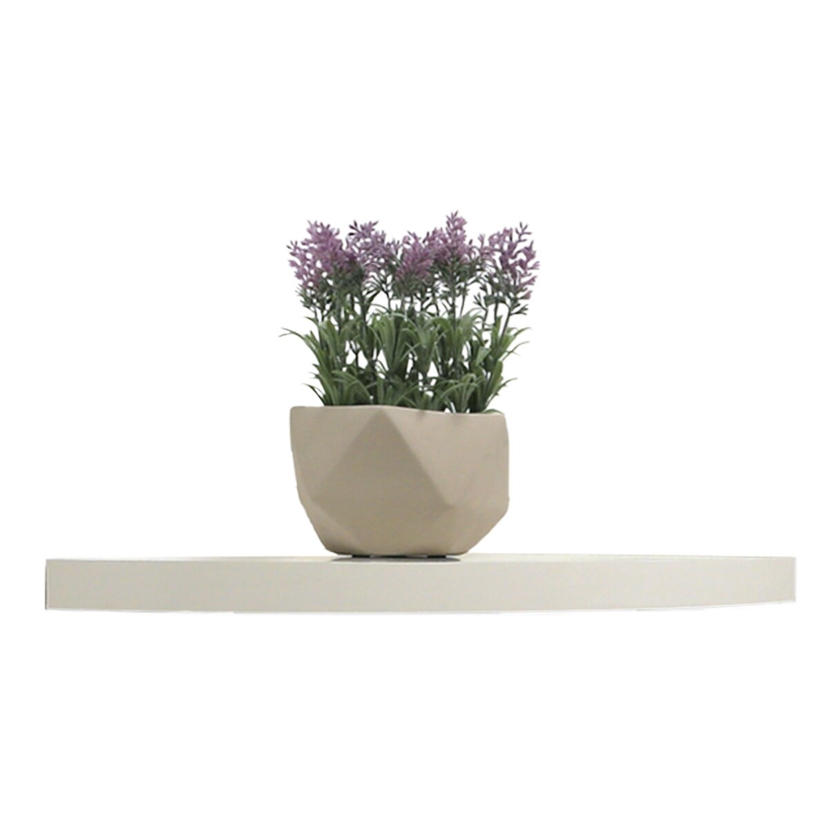 InPlace 18-inch White Corner Shelf