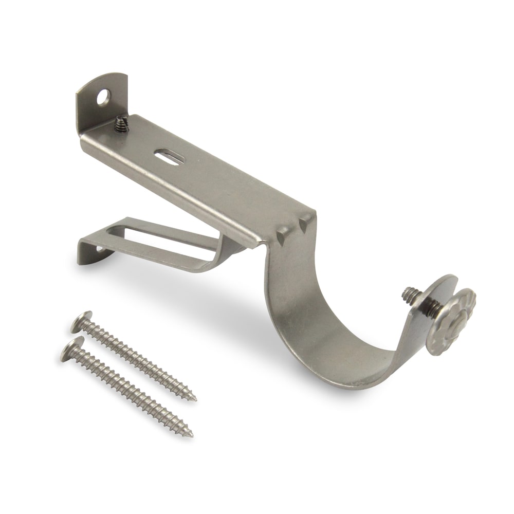 InStyleDesign 1.5 inch Curtain Rod Wall Bracket - n/a