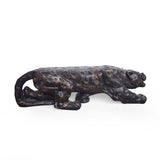 Incredible design Leopard outdoor lightweight concrete bench,for patio - 52"*12.25"*15"