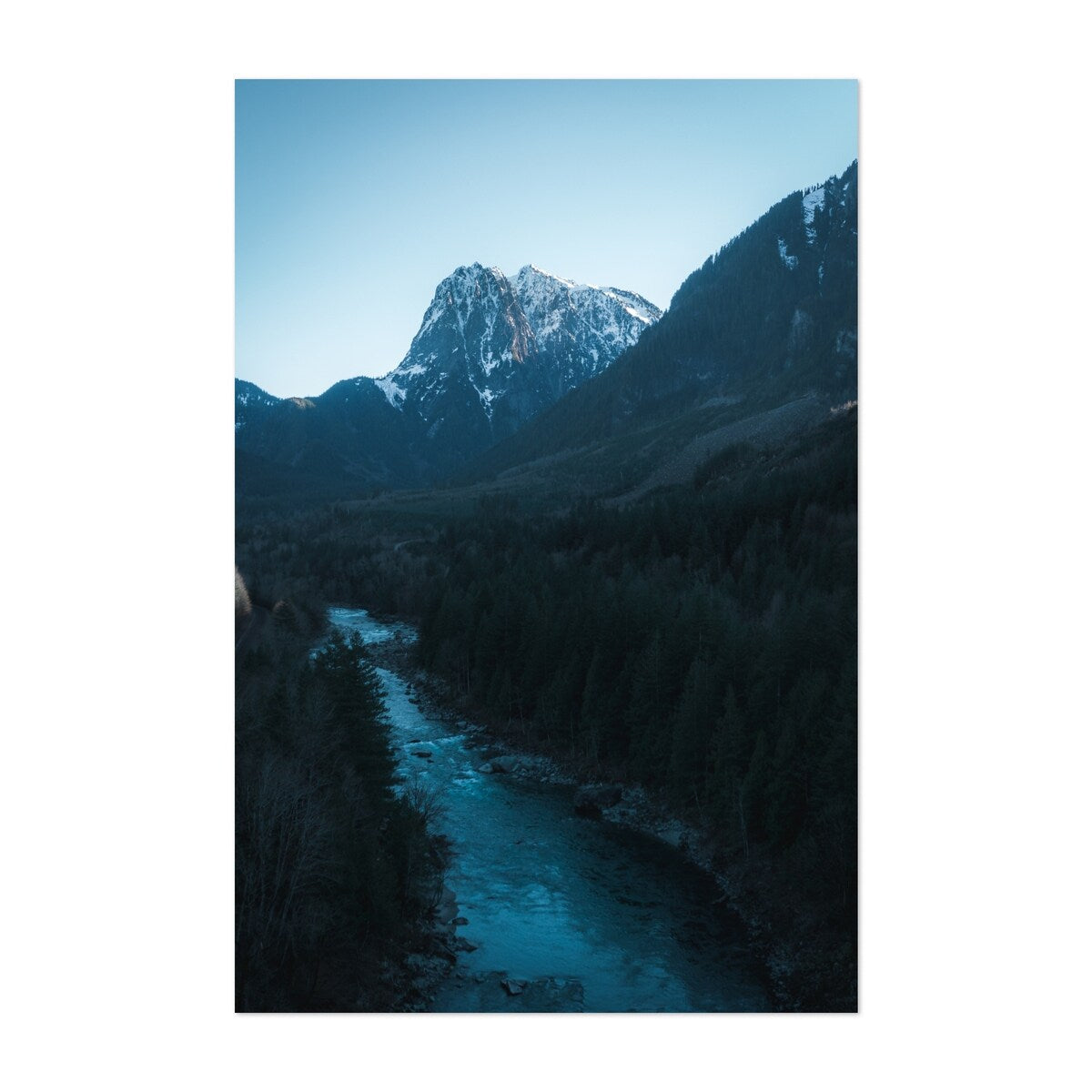 Index Washington Photography Mountains Nature Art Print/Poster