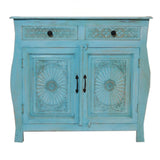 Indian Colonial Style Carved Sideboard