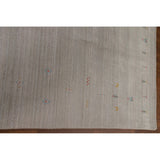 Indian Gabbeh Rug Handmade Wool Carpet - 9'1"x 11'11"