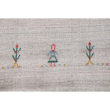 Indian Gabbeh Rug Handmade Wool Carpet - 9'1"x 11'11"