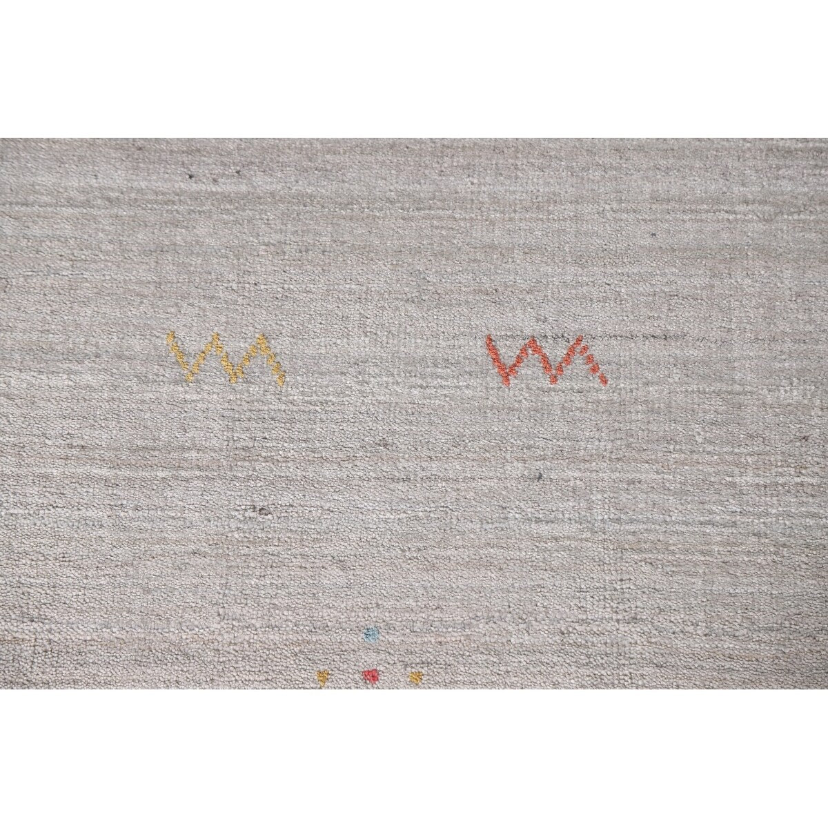 Indian Gabbeh Rug Handmade Wool Carpet - 9'1"x 11'11"