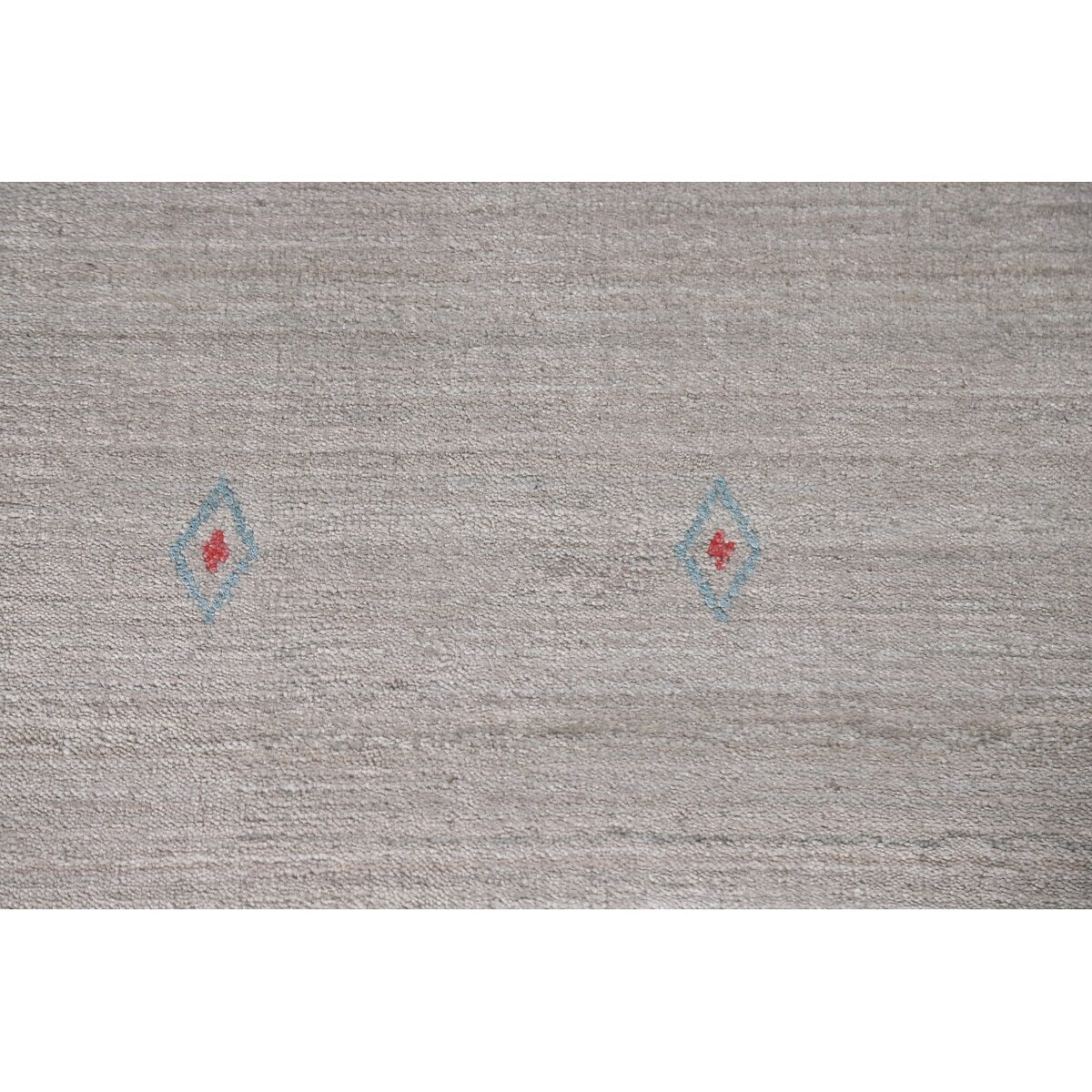 Indian Gabbeh Rug Handmade Wool Carpet - 9'1"x 11'11"