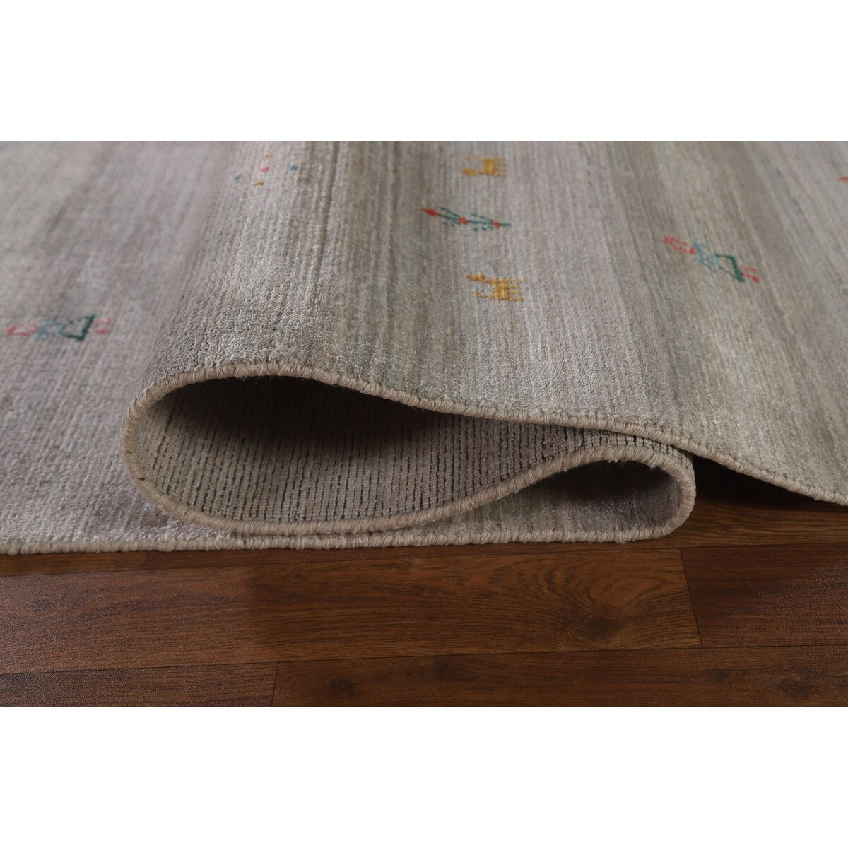 Indian Gabbeh Rug Handmade Wool Carpet - 9'1"x 11'11"