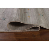 Indian Gabbeh Rug Handmade Wool Carpet - 9'1"x 11'11"