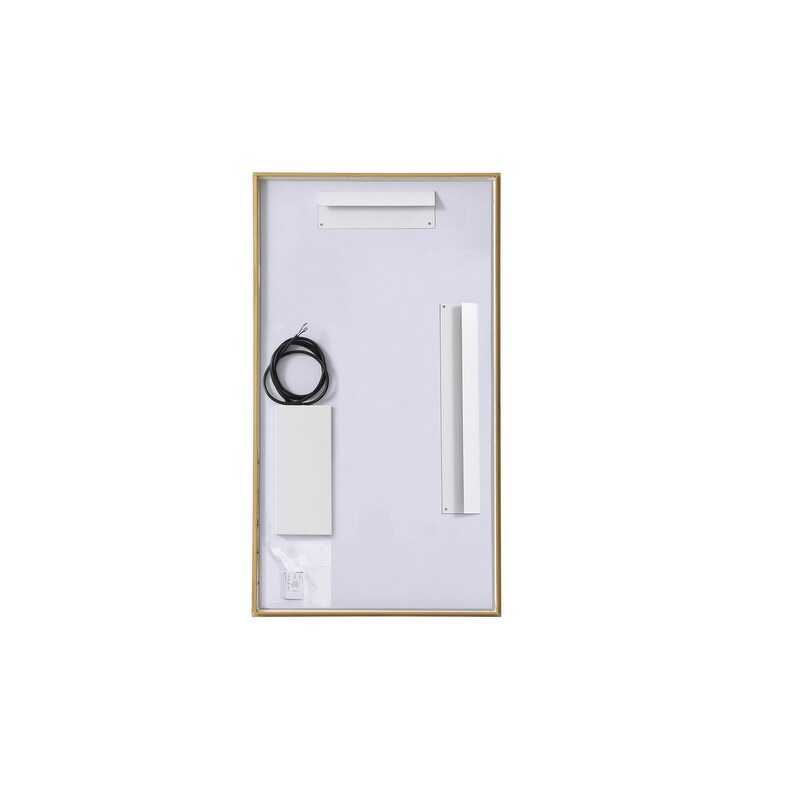 Indigo Home 20x36 inch LED mirror with adjustable color temperature