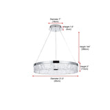 Indigo Home 22 inch Adjustable LED chandelier