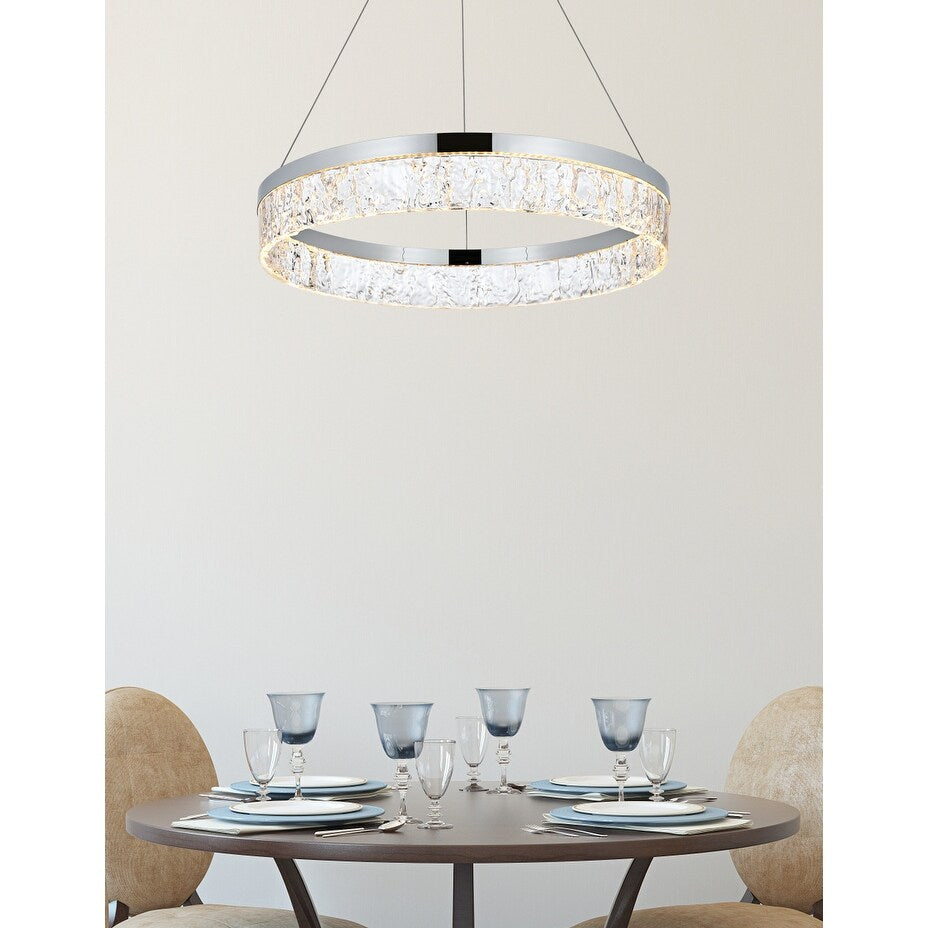 Indigo Home 22 inch Adjustable LED chandelier