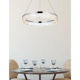 Indigo Home 22 inch Adjustable LED chandelier