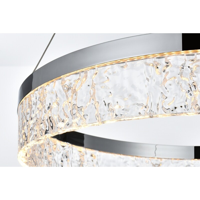 Indigo Home 22 inch Adjustable LED chandelier