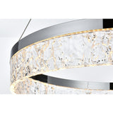 Indigo Home 22 inch Adjustable LED chandelier