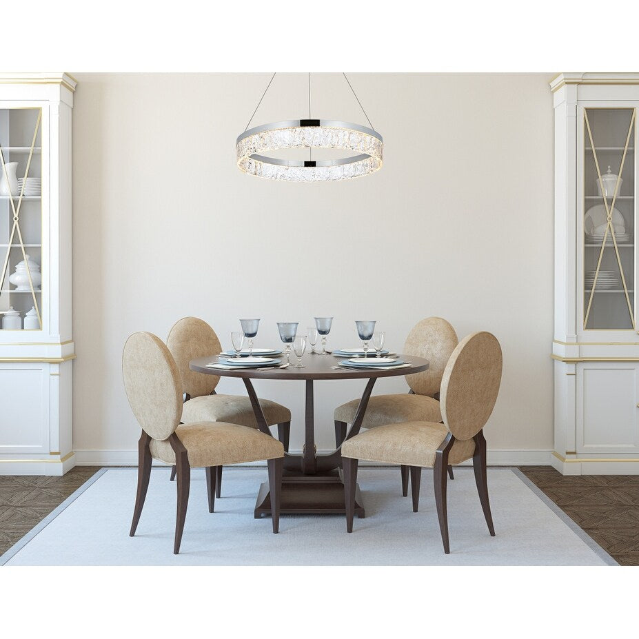 Indigo Home 22 inch Adjustable LED chandelier
