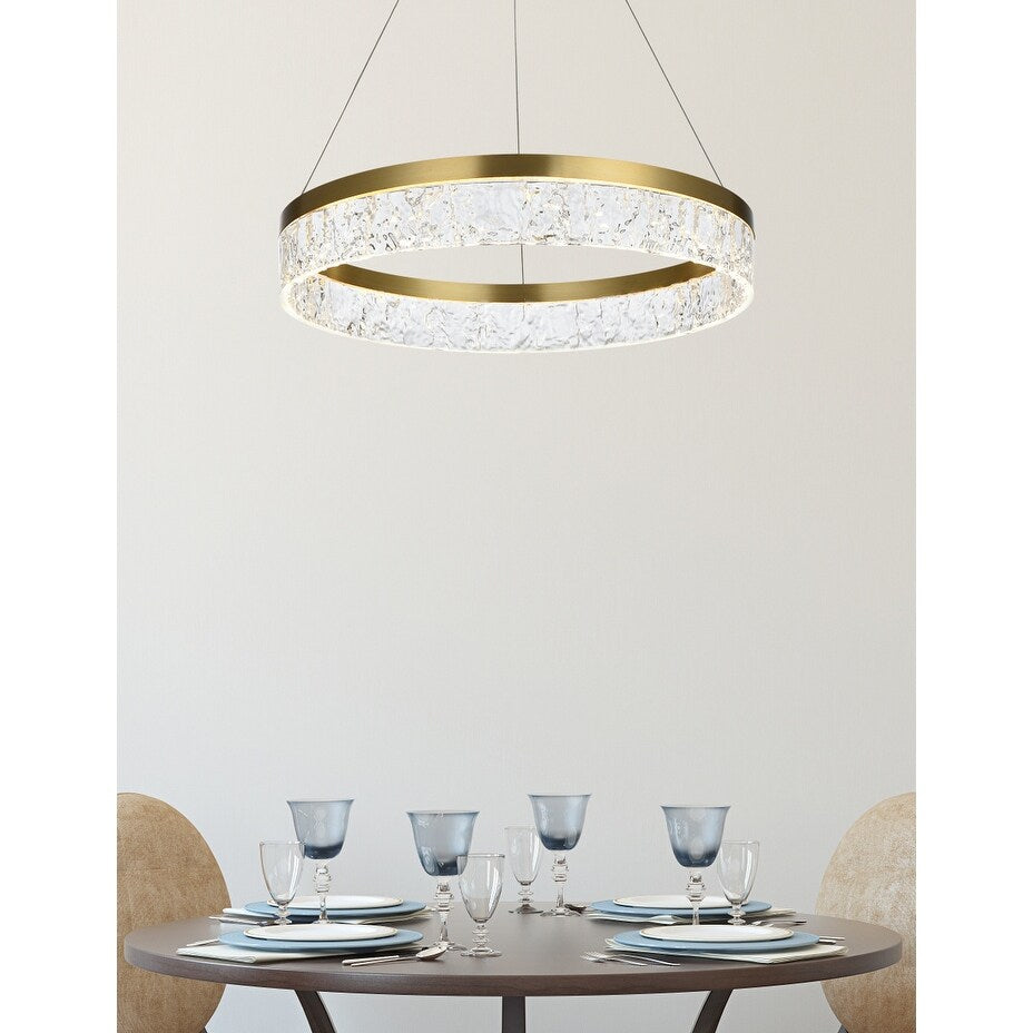 Indigo Home 22 inch Adjustable LED chandelier