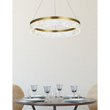 Indigo Home 22 inch Adjustable LED chandelier