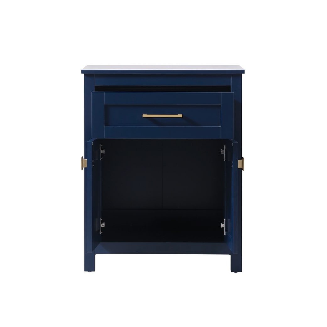 Indigo Home 24 Inch Bathroom Storage Freestanding Cabinet