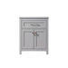 Indigo Home 24 Inch Bathroom Storage Freestanding Cabinet