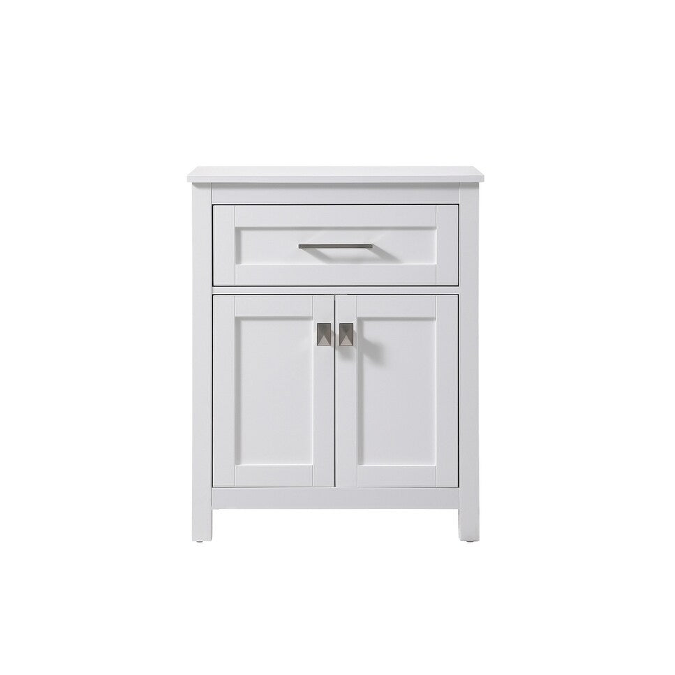 Indigo Home 24 Inch Bathroom Storage Freestanding Cabinet