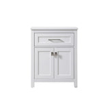Indigo Home 24 Inch Bathroom Storage Freestanding Cabinet