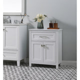 Indigo Home 24 Inch Bathroom Storage Freestanding Cabinet