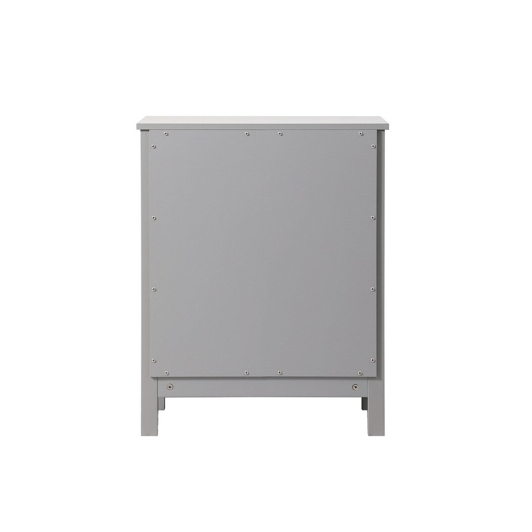 Indigo Home 24 Inch Bathroom Storage Freestanding Cabinet