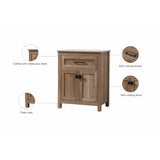 Indigo Home 24 Inch Bathroom Storage Freestanding Cabinet