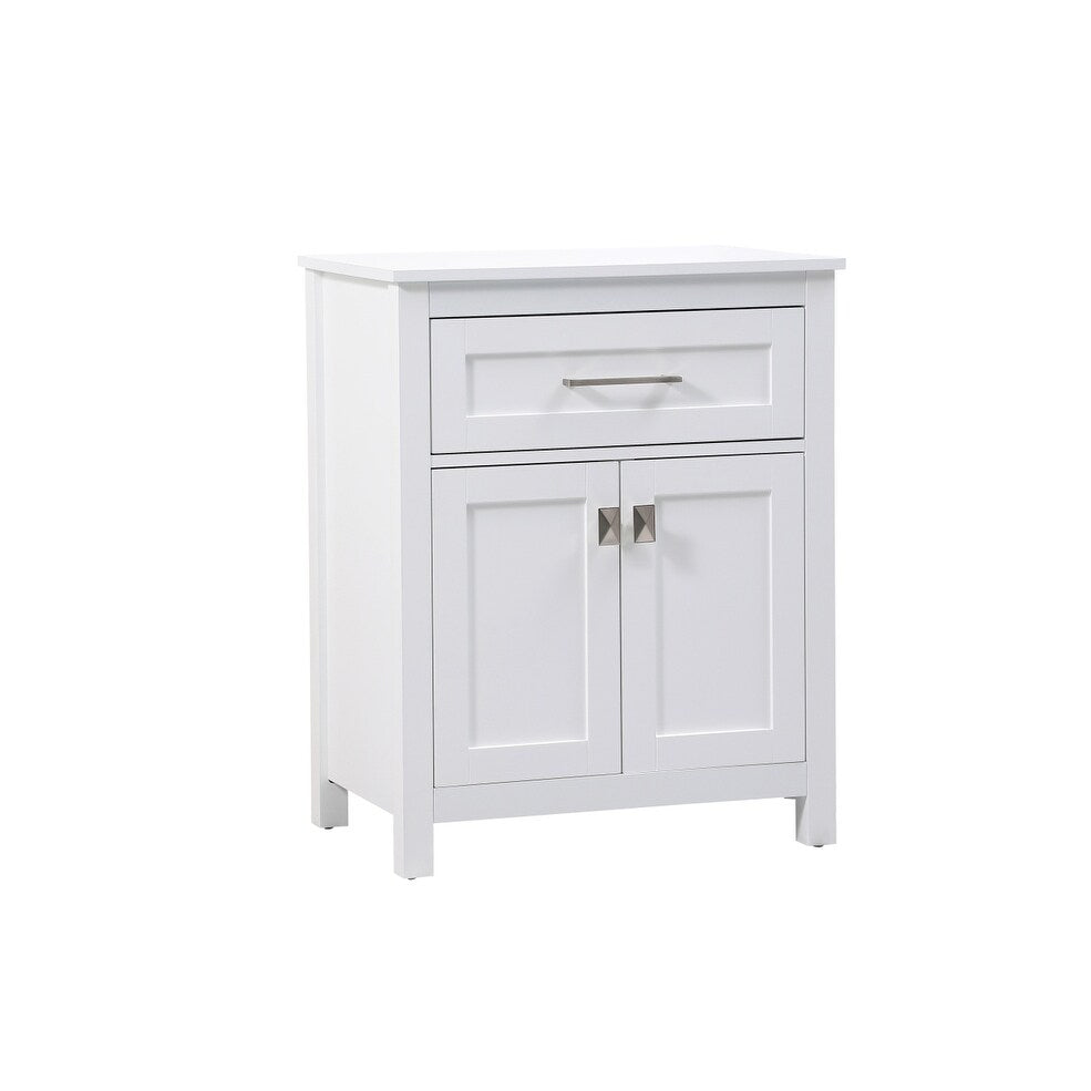 Indigo Home 24 Inch Bathroom Storage Freestanding Cabinet