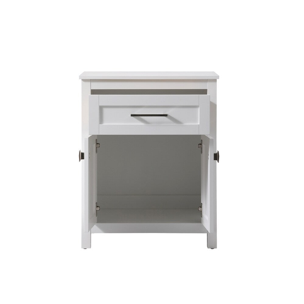 Indigo Home 24 Inch Bathroom Storage Freestanding Cabinet
